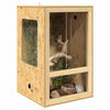 Vidaxl terrario marrón 50 x 50 x 80 cm osb
