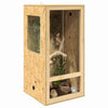 Vidaxl terrario marrón 50 x 50 x 100 cm osb