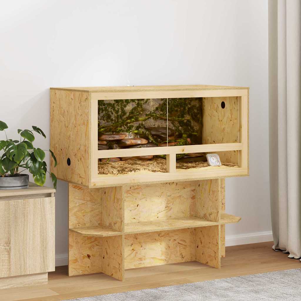 Base per terrario Vidaxl marrone 100 x 50 x 50 cm osb