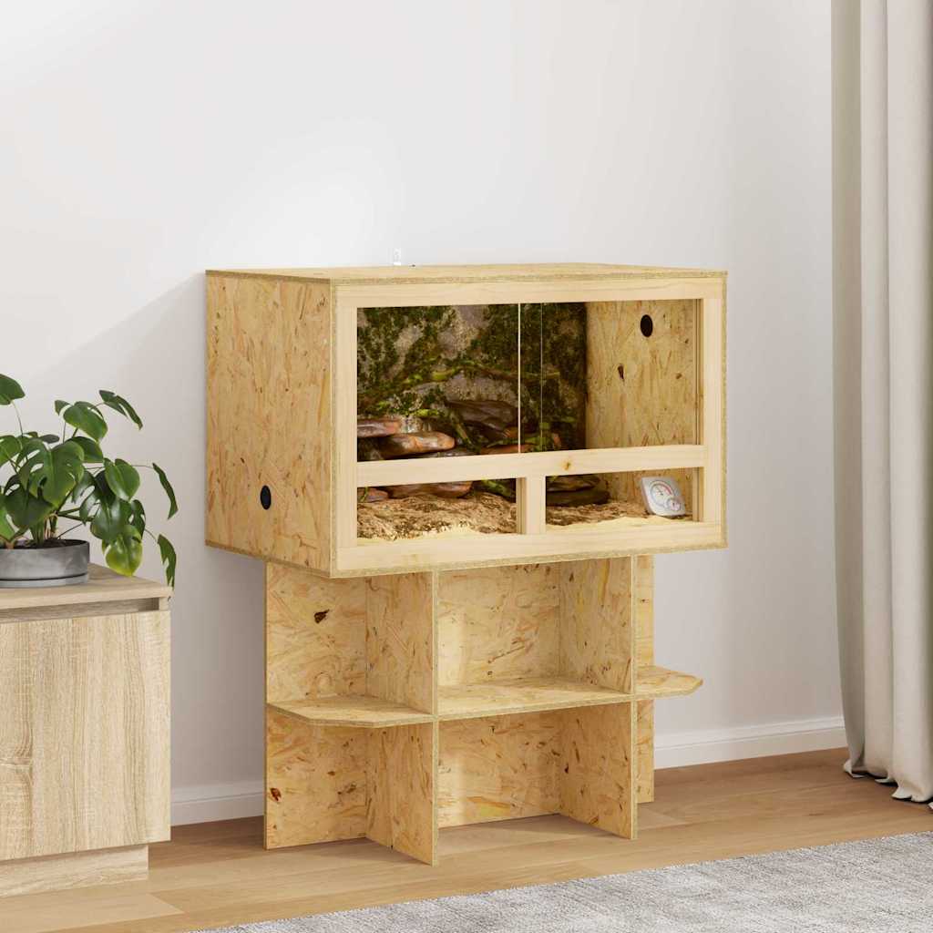 Base per terrario Vidaxl marrone 80 x 50 x 50 cm osb