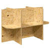 Vidaxl base de terrario marrón 80 x 50 x 50 cm osb
