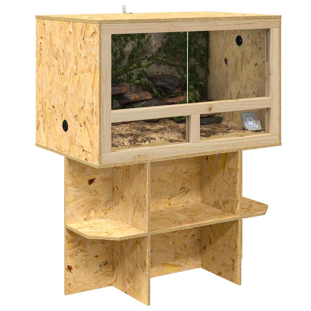 Base per terrario Vidaxl marrone 80 x 50 x 50 cm osb