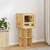 Base per terrario Vidaxl con ripiano marrone 40 x 40 x 50 cm osb