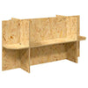 Base per terrario Vidaxl con ripiano marrone 100 x 40 x 50 cm osb