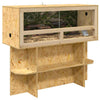 Base per terrario Vidaxl con ripiano marrone 100 x 40 x 50 cm osb