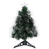 Albero di Natale artificiale Vidaxx con 50 LED con PVC standard verde da 64 cm