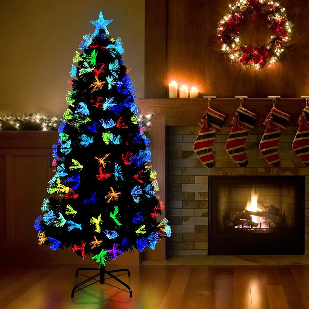 Árbol de Navidad artificial vidaxx con 160 LED con PVC verde estándar de 150 cm