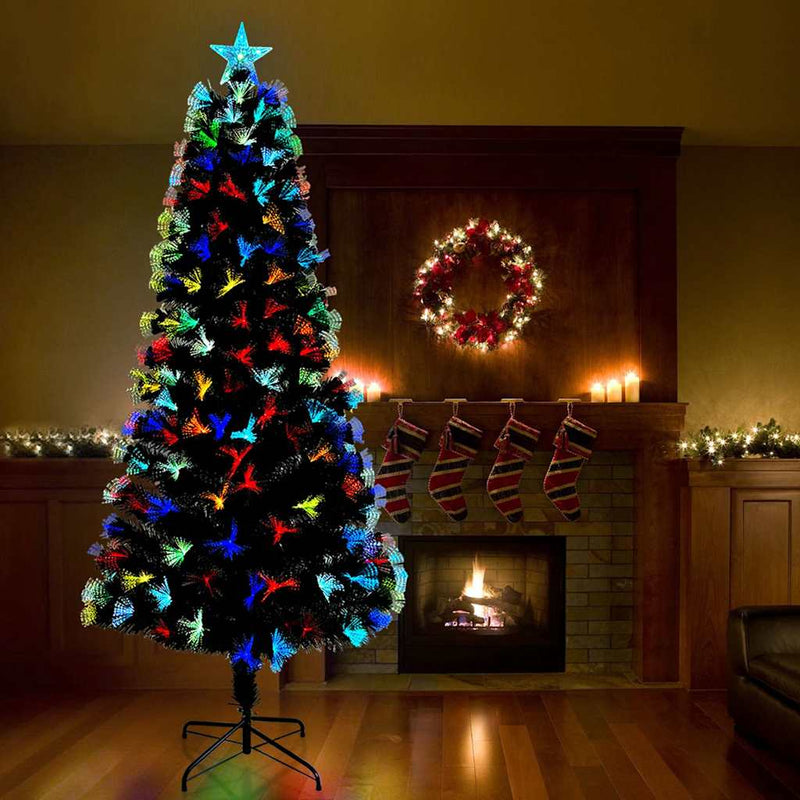 Árbol de Navidad artificial Vidaxx con 300 LED con PVC verde estándar de 240 cm