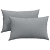 VidaXL cojines de sofá 2 piezas tela gris claro 50 x 30 cm
