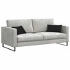 Cuscini per divano VidaXL 2 pezzi in tessuto nero 50 x 30 cm