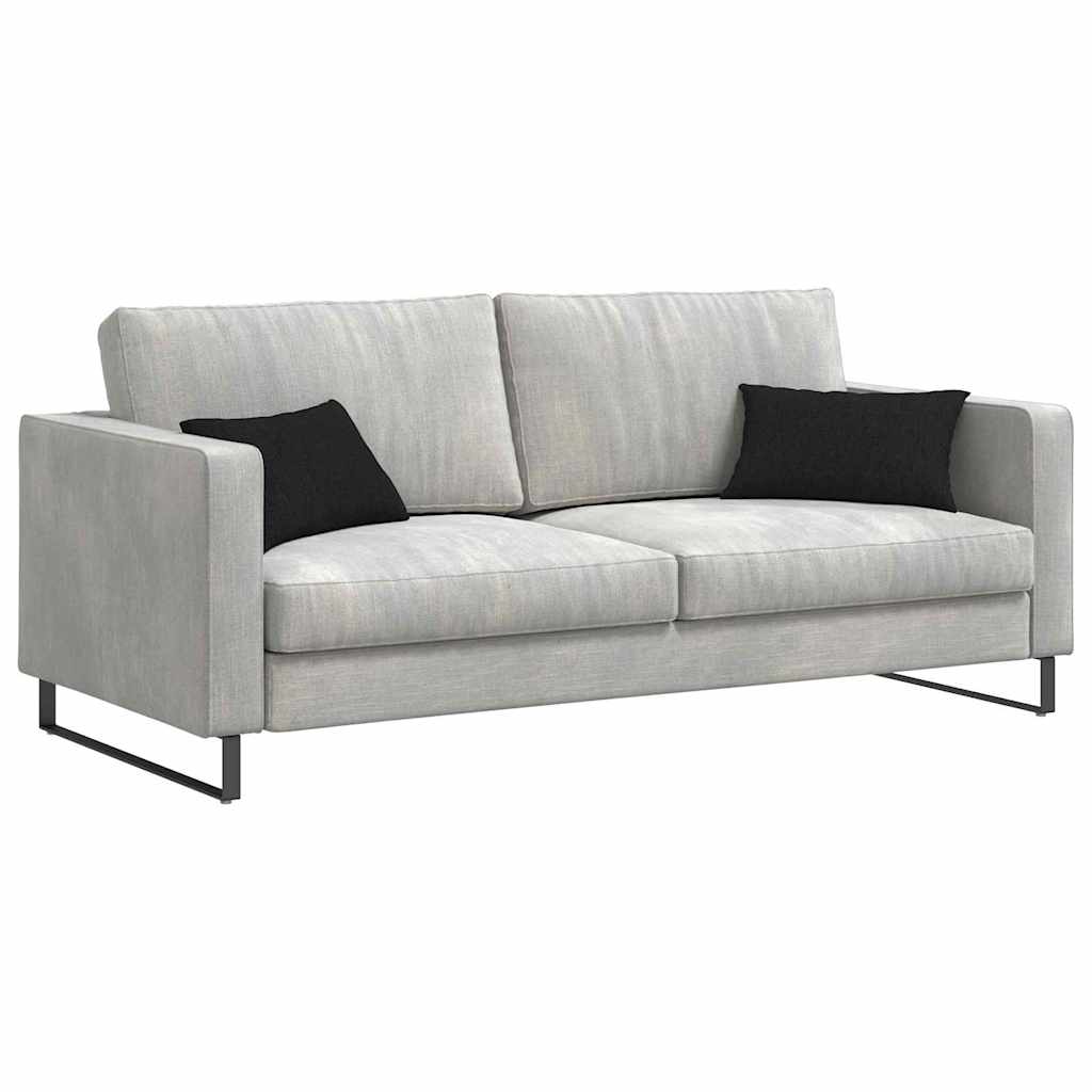 Cuscini per divano VidaXL 2 pezzi in tessuto nero 50 x 30 cm