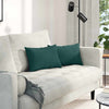 Cuscini per divano VidaXL 2 pezzi in tessuto verde scuro 50 x 30 cm