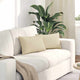 Vidaxl sofa kussens 2 pcs crème 50 x 30 cm stof