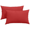 VidaXL cojines de sofá 2 piezas rojo 50 x 30 cm tela