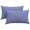 VidaXL cojines de sofá 2 piezas azul jeans 50 x 30 cm tela