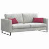 Vidaxl sofa kussens 2 stuks wijnrood 50 x 30 cm cordstof