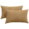 Cuscini per divano VidaXL 2 pezzi in tessuto a corda marrone 50 x 30 cm