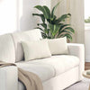 Vidaxl sofa kussens 2 stuks crème 50 x 30 cm cordstof