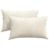 Vidaxl sofa kussens 2 stuks crème 50 x 30 cm cordstof