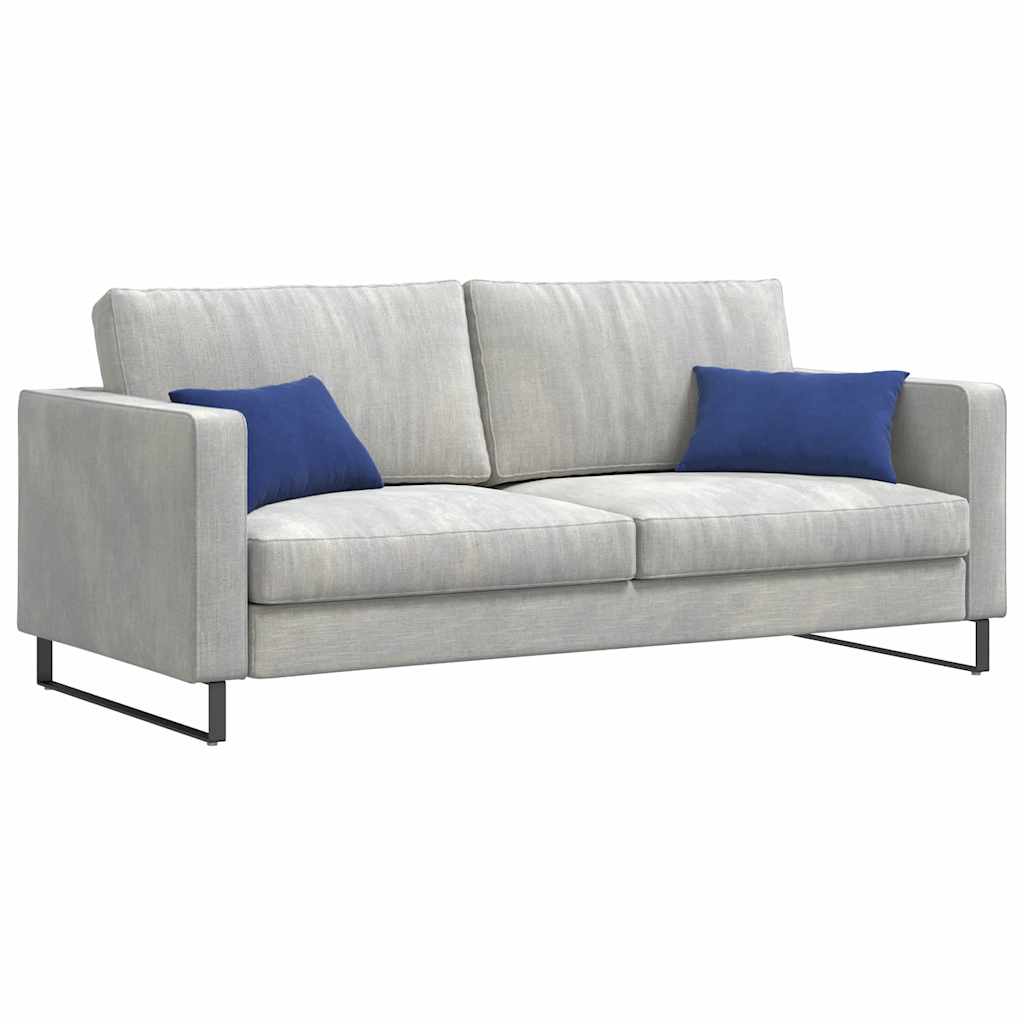 Cuscini per divano VidaXL, 2 pezzi, blu polizia, tessuto a corde 50 x 30 cm