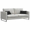 Vidaxl sofa kussens 2 stuks zwart 50 x 30 cm stof