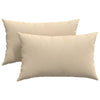 Cuscini per divano VidaXL 2 pezzi in tessuto crema 50 x 30 cm