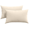 Cuscini per divano VidaXL 2 pezzi in tessuto beige 50 x 30 cm