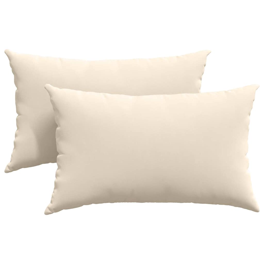 Cuscini per divano VidaXL 2 pezzi in tessuto beige 50 x 30 cm