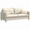VidaXL cojines de sofá 2 piezas beige 50 x 30 cm tela
