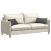 Cuscini per divano VidaXL 2 pezzi in tessuto a corde grigio scuro 50 x 30 cm