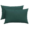 VidaXL cojines de sofá 2 piezas tela verde oscuro 60 x 40 cm