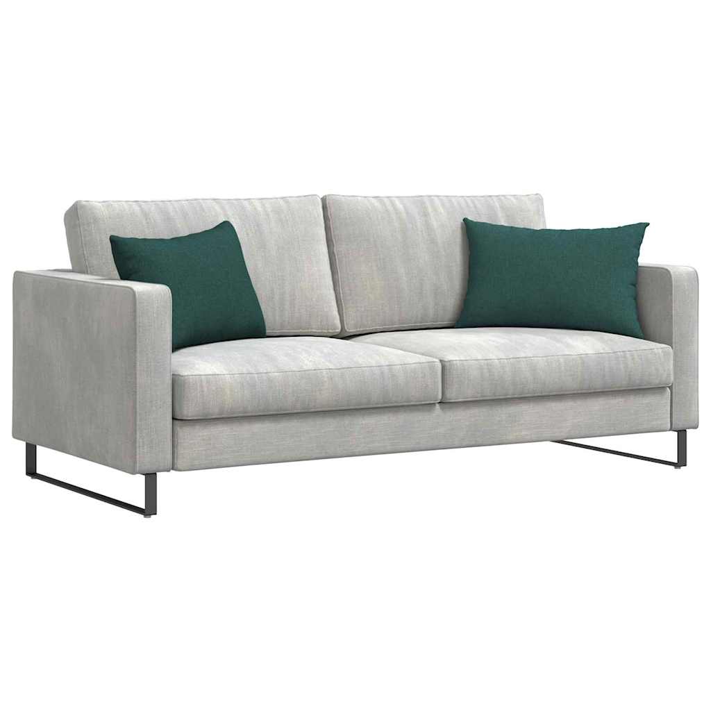 VidaXL cojines de sofá 2 piezas tela verde oscuro 60 x 40 cm