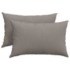 Vidaxl sofa kussens 2 pcs taupe 60 x 40 cm stof