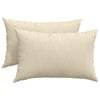 VidaXL cojines de sofá 2 piezas crema 60 x 40 cm tela