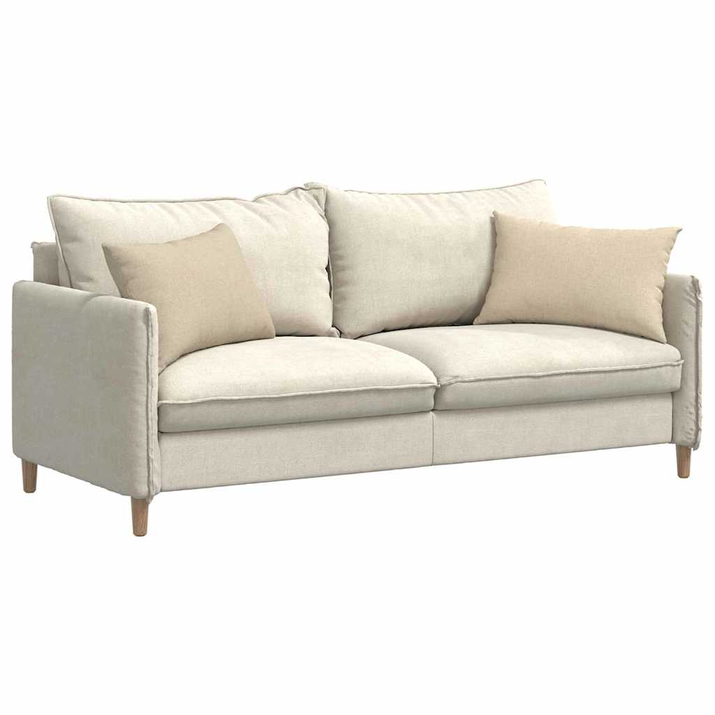 Cuscini per divano VidaXL 2 pezzi in tessuto crema 60 x 40 cm