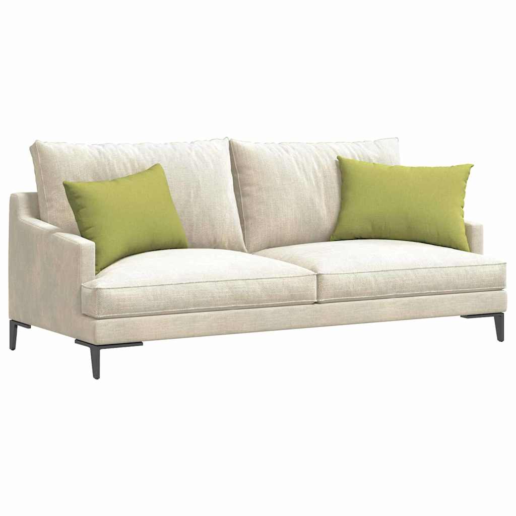 VidaXL cojines de sofá 2 piezas tela verde claro 60 x 40 cm