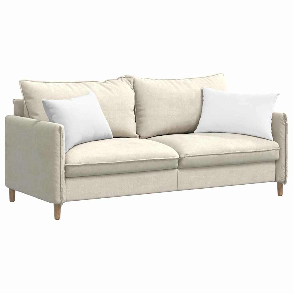 VidaXL cojines de sofá 2 piezas blanco 60 x 40 cm tela