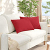 Cuscini per divano VidaXL 2 pezzi in tessuto rosso 60 x 40 cm