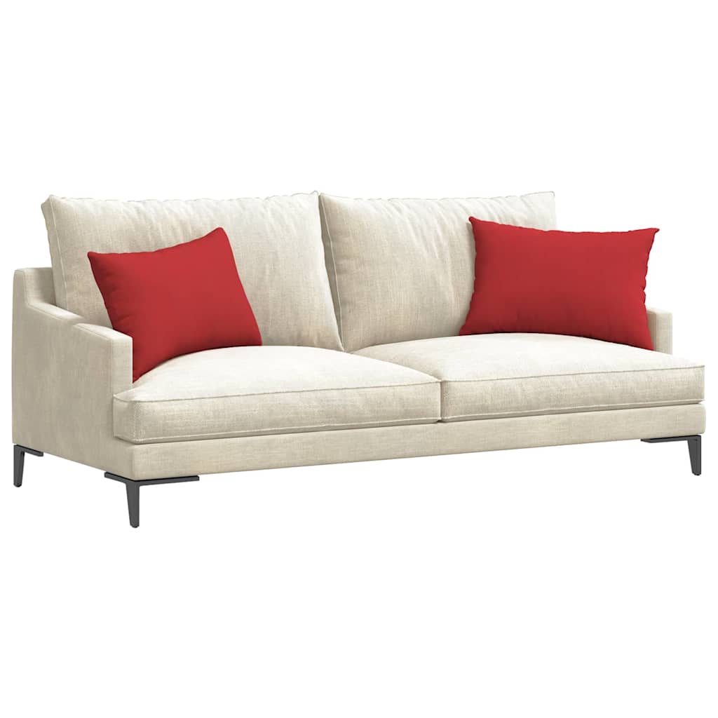Cuscini per divano VidaXL 2 pezzi in tessuto rosso 60 x 40 cm