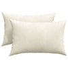 Vidaxl sofa kussens 2 stuks crème 60 x 40 cm cordstof