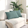 Vidaxl sofa kussens 2 stuks zeegroen 60 x 40 cm cordstof