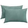 Cuscini per divano VidaXL 2 pezzi in tessuto a corde verde mare 60 x 40 cm