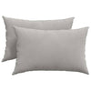 VidaXL cojines de sofá 2 piezas tela gris claro 60 x 40 cm