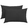 Vidaxl sofa kussens 2 stuks zwart 60 x 40 cm stof