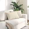 Cuscini per divano VidaXL 2 pezzi in tessuto beige 60 x 40 cm
