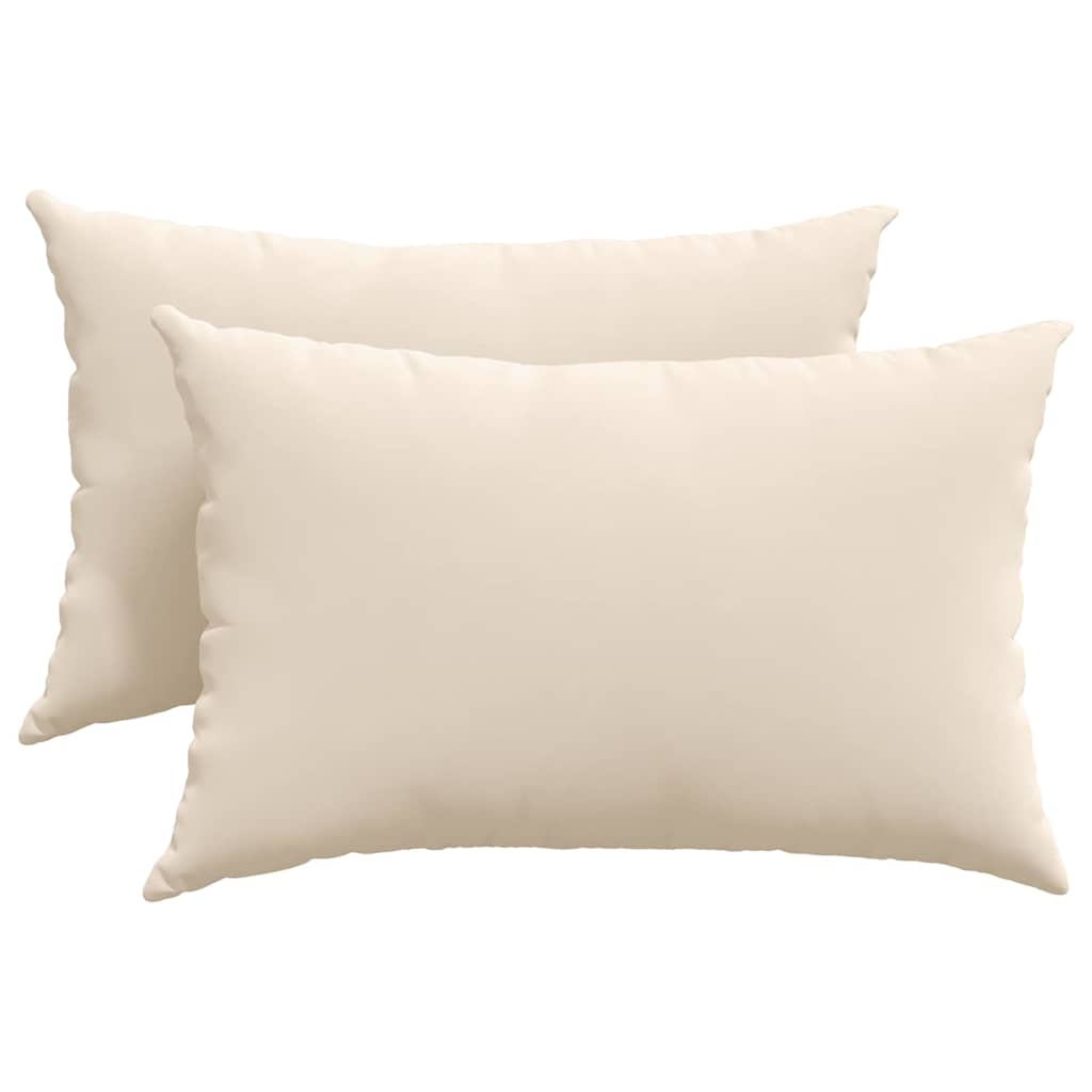 Cuscini per divano VidaXL 2 pezzi in tessuto beige 60 x 40 cm