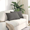 Cuscini per divano VidaXL 2 pezzi in tessuto a corde grigio chiaro 60 x 40 cm