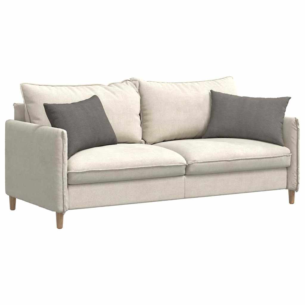 Cuscini per divano VidaXL 2 pezzi in tessuto a corde grigio chiaro 60 x 40 cm