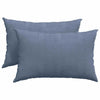 Cuscini per divano VidaXL 2 pezzi in tessuto a corda blu 60 x 40 cm