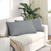 VidaXL cojines de sofá 2 piezas tela gris claro 80 x 40 cm